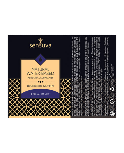 Sensuva Natural Water Based Moisturizer Blueberry Muffin